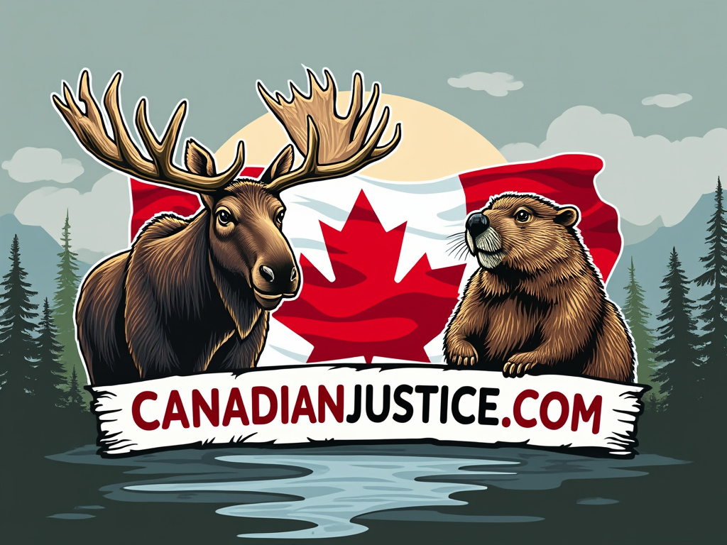 Logo for CanadianJustice.com premium domain