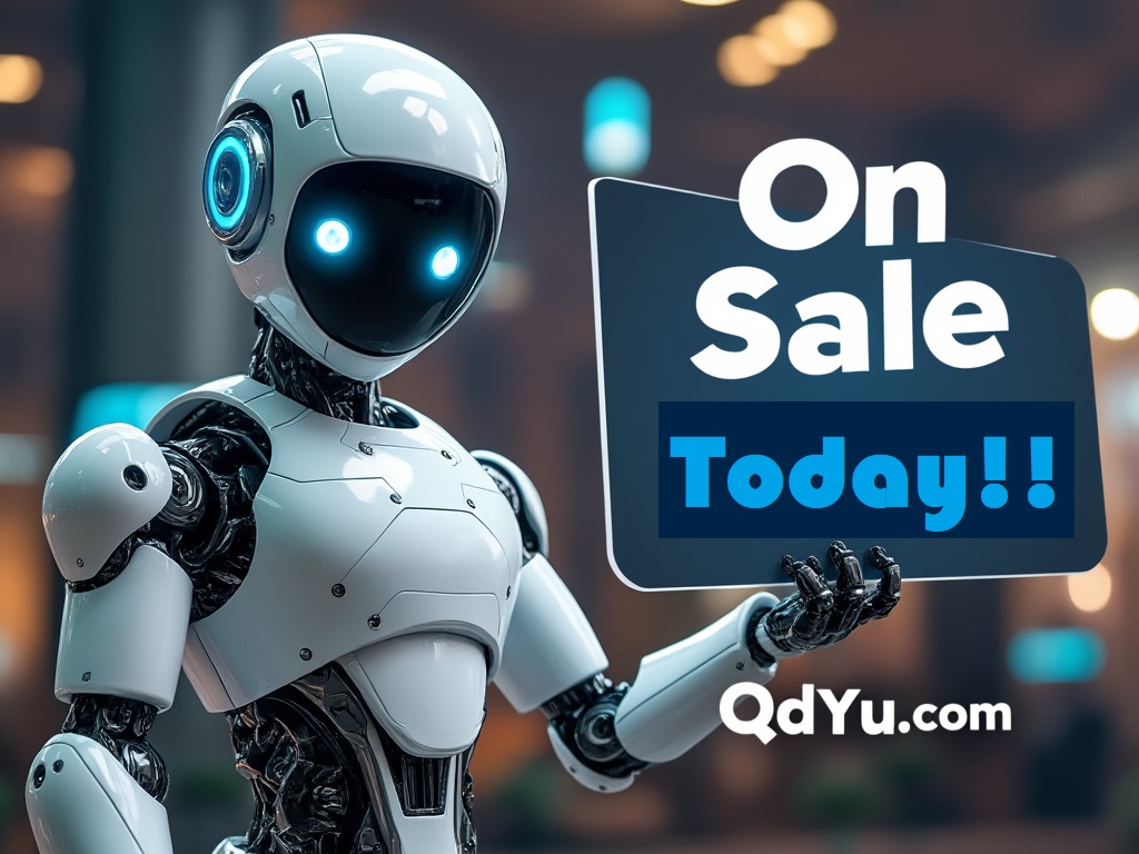 Logo for QdYu.com premium domain